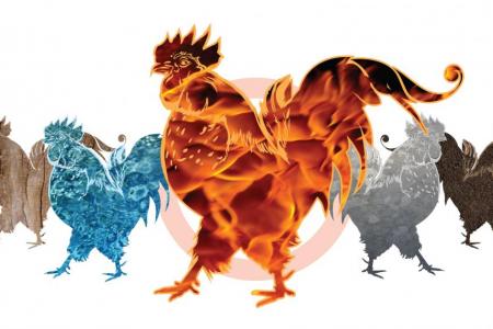 Rooster boosters: Celebs and the elements