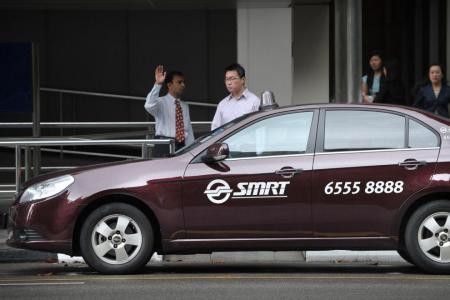 SMRT cabbies can rent taxis by the hour 