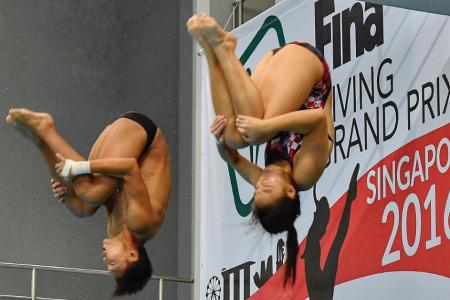 Mixed synchro diving duo want to make a splash at SEA Games