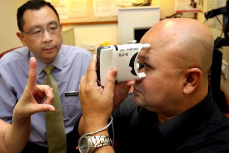 TTSH's glaucoma patients can now test eye pressure at home