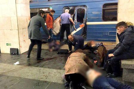 At least 10 dead in Russian subway blast