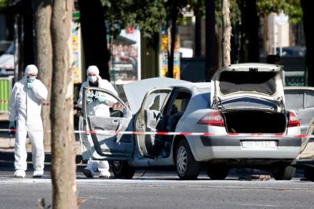 Man who rammed into police van was on French watch list