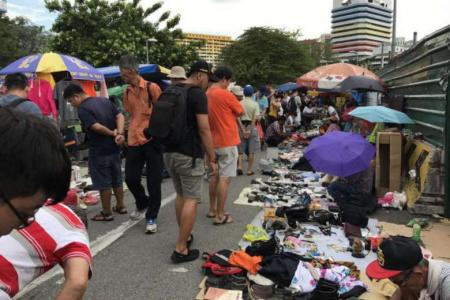 First-timers and returners at Sungei Road market's last weekend