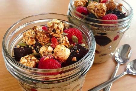 Hed Chef: Triple Coffee Power Parfait.