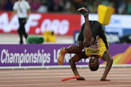 Injury ruins Bolt's farewell