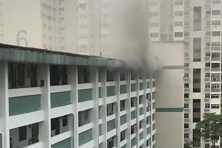 Fire breaks out at Holland Close unit