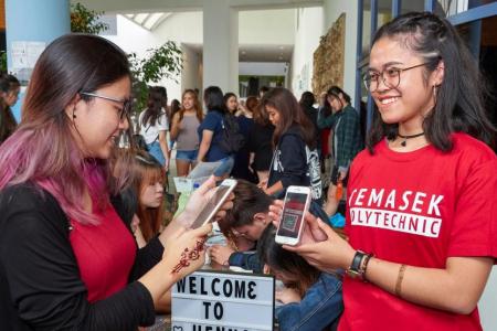 Temasek Poly goes cashless for a good cause