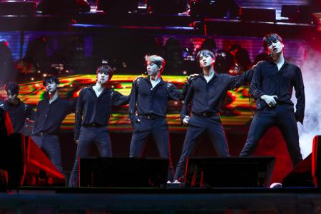 VIXX performing at their Shangri-La concert held at ZEPP @ Big Box, Jurong East