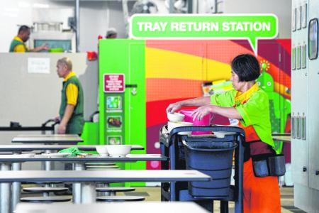 Tray return system at hawker centres a work in progress