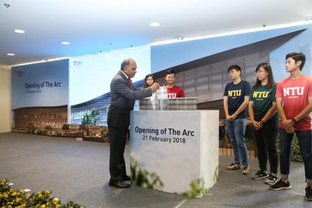 With the launch of The Arc, NTU now has more 'smart' classrooms