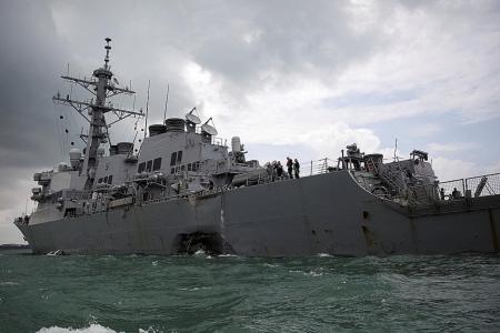 ‘Sudden turn’ led to collision of US warship: Report