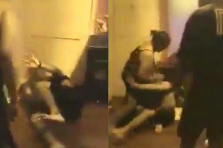 Video of couple attacking two men goes viral