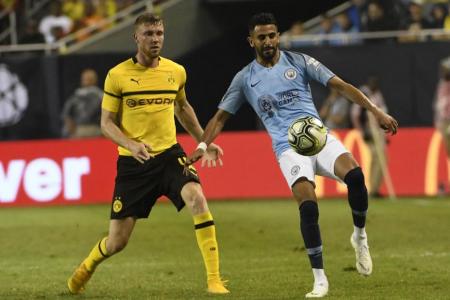 Mahrez makes debut as City crash