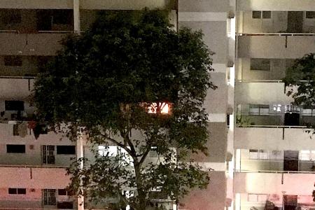 AMK residents aid each other as fire breaks out