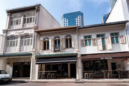 Conservation shophouse, eight freehold townhouses for sale