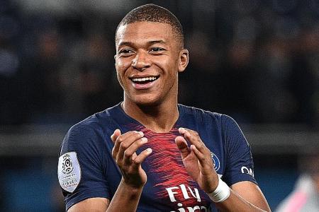 Mbappe scores four as PSG win first nine league matches