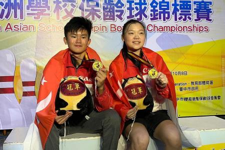 Singapore youth bowlers land two Masters golds