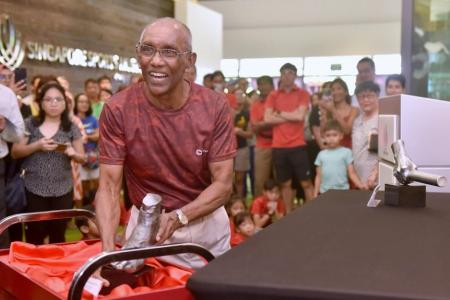 Singapore Sports Museum honours sprint legend Kunalan