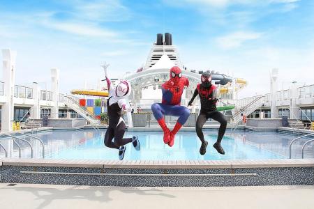 Genting Dream entertains with Sonio show, Spider-Man activities
