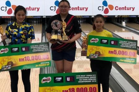 Second title in two weeks for bowler Charmaine