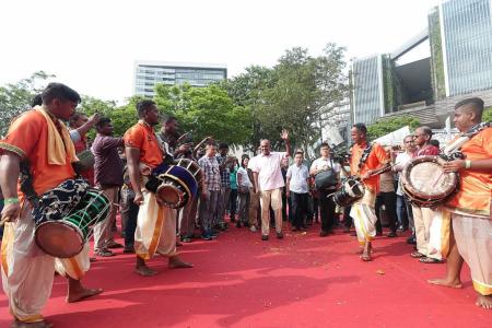 Music eases burden for kavadi-bearers at Thaipusam celebrations