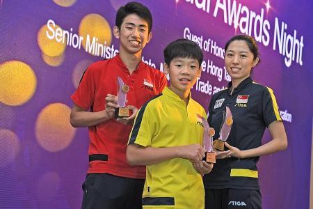 Paddler Yu wins top award