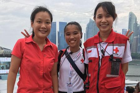 Red Cross volunteer balances studies and service