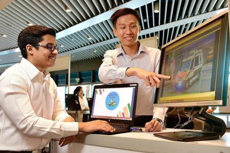 Temasek Polytechnic final-year students showcase innovative apps