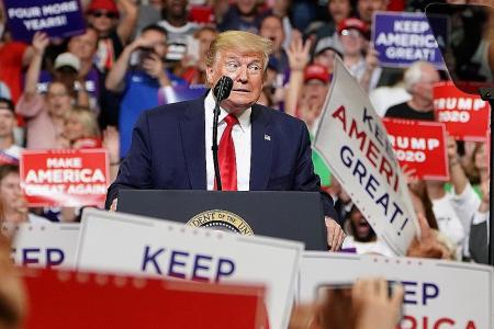 Trump launches re-election campaign, presents himself as victim