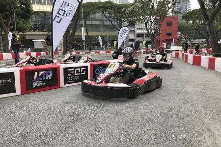 Go-kart race in Orchard