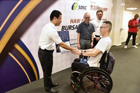 Haw Par Para Sports Bursary Awards give para-athletes a boost