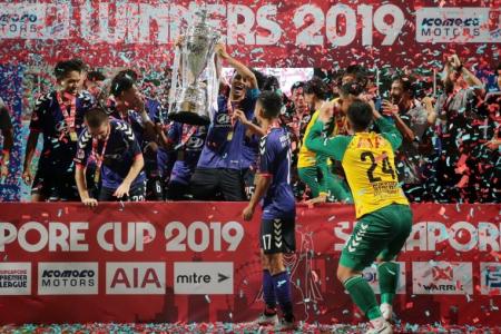 Tampines Rovers end trophy drought by lifting Singapore Cup