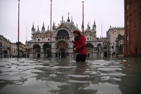 Two dead as Venice sees highest tide in over 50 years