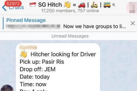 Shut down carpooling chat group, urge experts