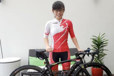 Switching gears to cycling pays off for Elizabeth Liau