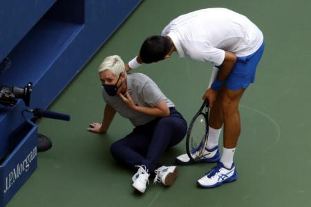 Novak Djokovic (right)