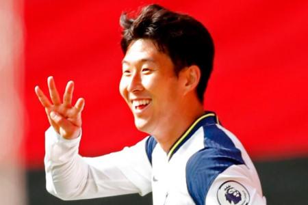Son Heung-min strikes four times in Spurs' rout of Saints