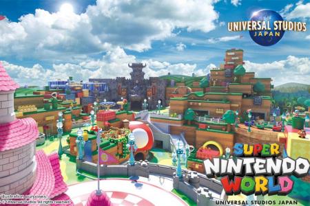 Super Mario to make theme park debut in Japan next year