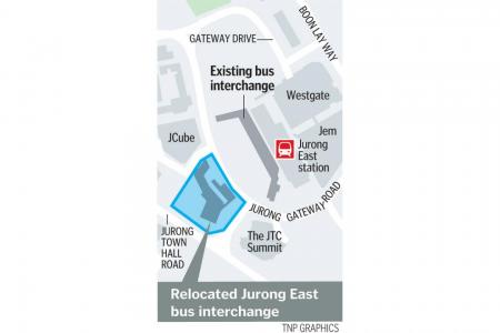 Jurong East bus interchange to be relocated from Dec 6