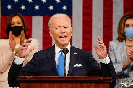 Biden goes tough on China in first speech to Congress 