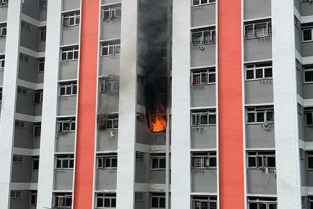 130 people evacuated, seven taken to hospital after AMK flat fire