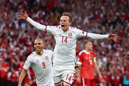 Euro 2020: Denmark trounce Russia 4-1 to reach last 16