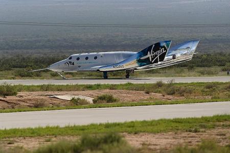 Richard Branson, crew safely back from historic space flight