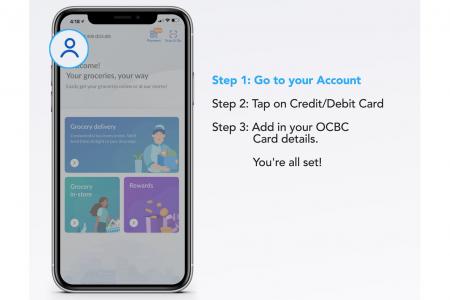 Spend $100 using OCBC card via FairPrice app and get $8 e-voucher