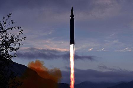 North Korea test-fires newly developed hypersonic missile