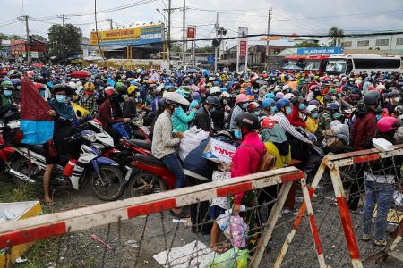 Mass exodus from Ho Chi Minh City, triggering fears of labour shortage