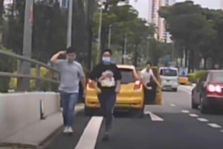 Men at scene of traffic accidents probed for touting, harassment, dangerous driving