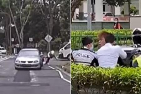 Cop hit by reversing car: Driver who fled caught in under 4 hours