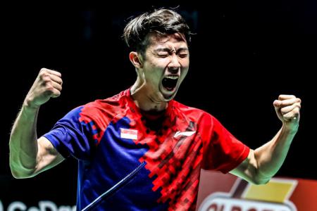 Singapore's Loh Kean Yew is badminton world champion