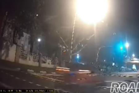 New video claims to show car in Tampines crash